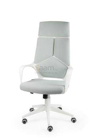 Кресло IQ CX0898H бело-серое