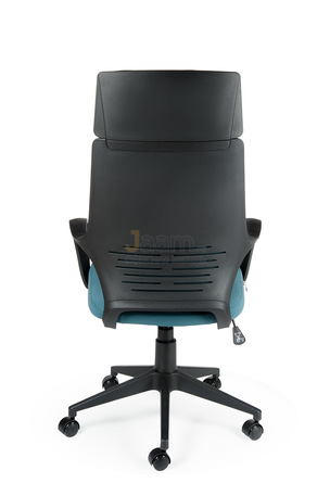 Кресло IQ CX0898H черно-голубое
