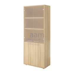 Мебель для персонала Стеллаж высокий со стеклом ДБ42