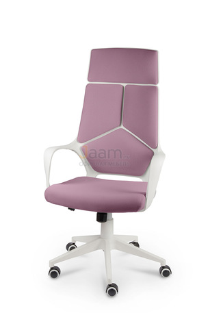 Кресло IQ CX0898H бело-фиолетовое