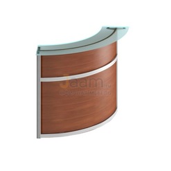 Стойка ресепшн Стойка со стеклом 90 град. изог. наружу (без опор) ФС 0703